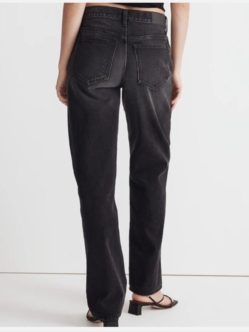 Madewell Low Slung Straight Jeans Kent Wash Size 29 - Picture 3 of 13